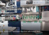 Jednorazowa maszyna do produkcji naczyń papierowych / przemysłowe maszyny do talerzy papierowych