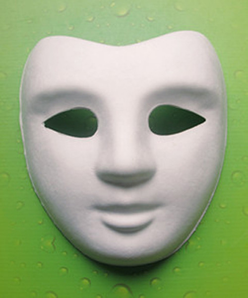 Maski formowane z miazgi ze specjalnym okiem / odpowiednie na imprezę / niebielone