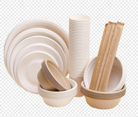 W pełni automatyczna maszyna do robienia zastawy stołowej Eco Bamboo Fibre Pulp Molded
