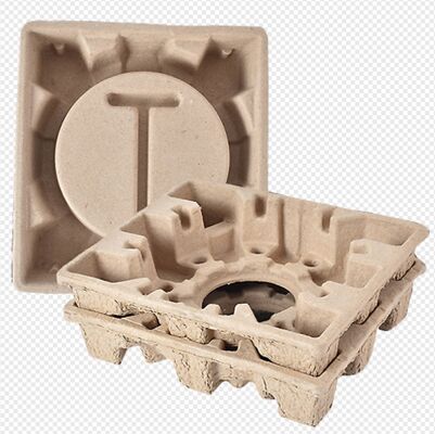 W pełni automatyczna maszyna do formowania mas pulpowych do wewnętrznych opakowań dla elektroniki przemysłowej / Maszyna do produkcji opakowań przemysłowych z masy celulozowej