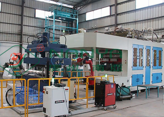 Zrównoważona zastawa stołowa zautomatyzowana maszyna do formowania pulpy cukrowej