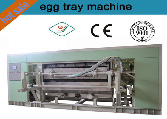 Waste Paper Full Auto Rotating Type Egg Tray Forming Machinery / 5000pcs / h