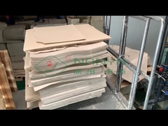 Materiał z masy włókienniczej niewykorzystanej do wyrobów stołowych i opakowań wysokiej jakości